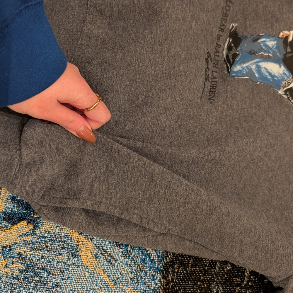 Polo Bear by Ralph Lauren Gray Hoodie - Picture 5 of 5